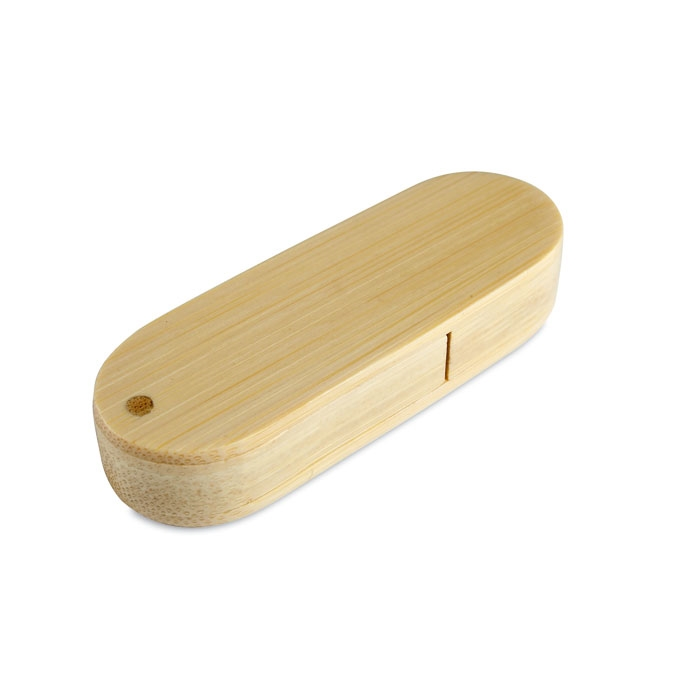 Houten uitklapbare USB stick