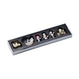 Set van 6 kerstdecoraties