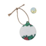 Zaadpapier kerstbal