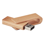  Rotating Bamboo casing USB flash