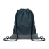 RPET PU trekkoord rugtas 2-kleu - Dark navy