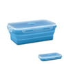 Inklapbare siliconen lunchbox - hemelsblauw