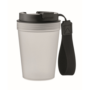 Enkelwandige beker 300ml - transparant wit