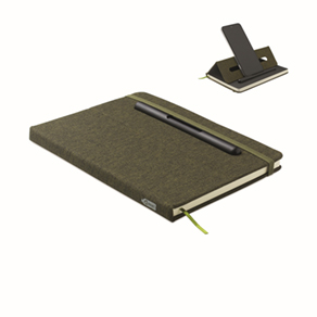 A5 notitieboek telefoonhouder - Dark green