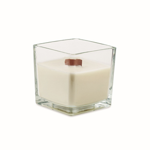 Plantaardige waskaars 600gr - transparant
