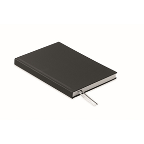 A5 gerecycled notitieboek - zwart