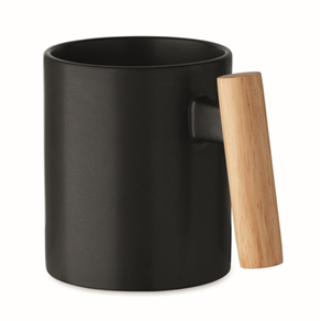 Keramische mok 320ml - zwart