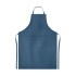 Verstelbaar schort van hennep - blauw