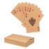 Speelkaarten van recycled papier - beige