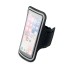 Grote neopreen telefoonhoes - zwart