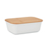 Lunchbox PP bamboe deksel 1L - wit