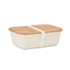 Lunchbox PP bamboe deksel 1L - beige