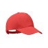 Baseball cap biologisch katoen - rood