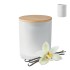 Plantaardige waskaars 200 gr - wit