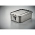 Roestvrij stalen lunchbox - mat zilver