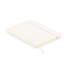 Gerecycled PU A5 notitieboek - wit