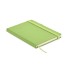 Gerecycled PU A5 notitieboek - limoen