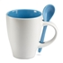 Mok met bijpassende lepel - blauw