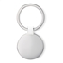 Metalen sleutelhanger - wit