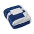 Dekens, koraal fleece/sherpa - blauw