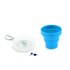 Opvouwbare siliconen beker - blauw