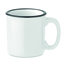 Keramische vintage beker - wit