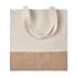 Boodschappentas met jute - beige