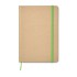 Recycled A5 notitieboek - limoen