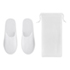 Hotelslippers in pouch - wit