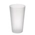 Frosted PP cup 550 ml - transparant wit