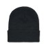 RPET Beanie met omslag - zwart
