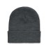 RPET Beanie met omslag - wit/grijs