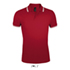 PASADENA heren polo 200g - Rood/Wit
