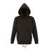 STONE kinder hoodie 260g - Zwart