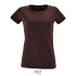 REGENT F dames t-shirt 150g - heather oxblood