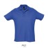SUMMER II HEREN Polo 170g - Koningsblauw