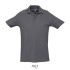 SPRING II HEREN Polo 210g - muisgrijs