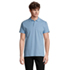 SPRING II HEREN Polo 210g - Sky Blue Pique