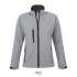ROXY dames shoftshell 340g - grijs melange