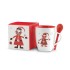 Kerstmok met lepel 250ml