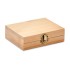 Whiskey set in bamboe box
